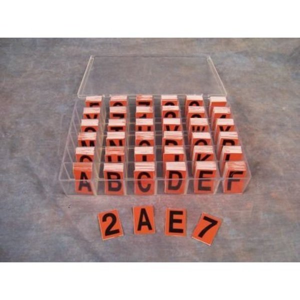 Accuform REFLECTIVE LETTERS  NUMBERS KIT NAL617BKYL NAL617BKYL